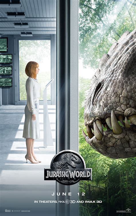 Claire Dearing Indominus Rex New Jurassic World Poster
