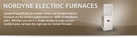 nordyne electric furnaces mobile home parts store