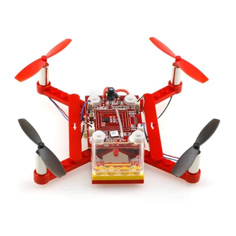 building block drone mini drones  diy bricks rc quadcopter  children assembled model