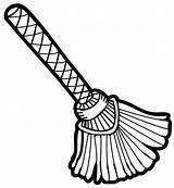 Broom Clipart Drawing Clip Duster Mop Supplies Dust Cliparts Cleaning Broomstick Witch Pan Dustpan Getdrawings Brooms Cinderella Library Lou Cindy sketch template