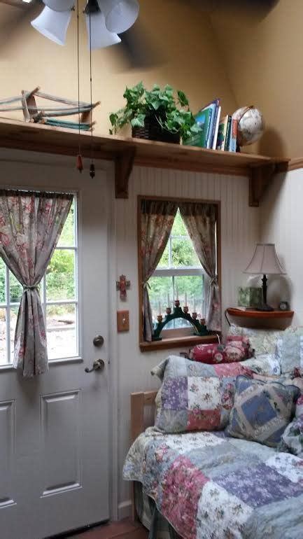 woman converts barn shed   sq ft tiny home