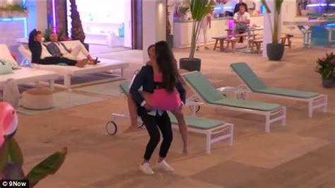 love island s josh and amelia get frisky as they enter the hideaway daily mail online