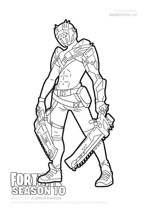 fortnite coloring pages chapter  season    gambrco