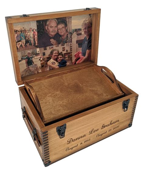 custom large keepsake box relic wood