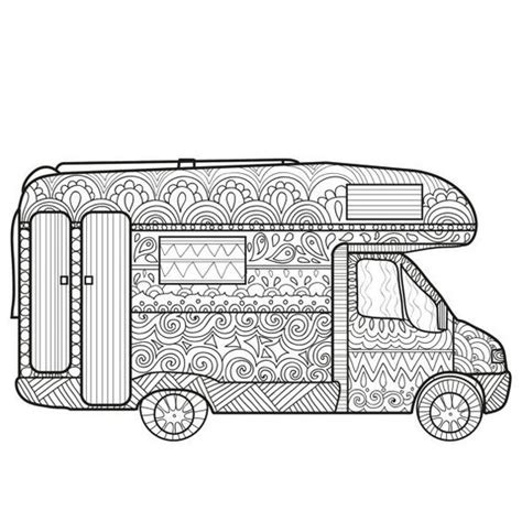 pin  barbara  coloring means  transport camping coloring pages