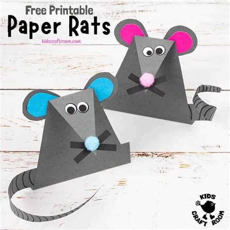 printable mouse craft kids craft room