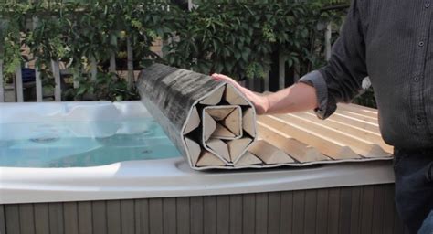 With A Custom Roll Up Hot Tub Cover You Do Not Need A Cover Lifter