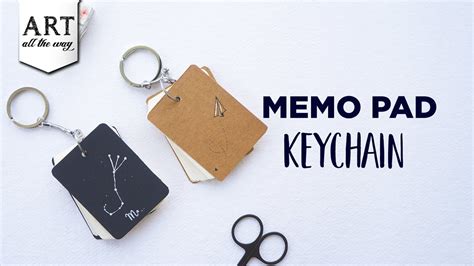 memo pad keychain paper craft ideas diy keychains youtube