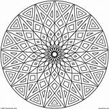 Kaleidoscope Coloring Pages Print Getcolorings sketch template