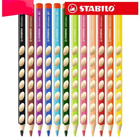 stkspartij duitsland stabilo kleurpotloden  kleur gat potloden juiste kinderen leren