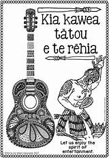 Colouring Pages Nz Maori Freebie Great Coloring sketch template