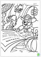 Chip Dale Coloring Pages Dinokids Drawing Color Print Kids Close Disney Getdrawings Getcolorings Comments sketch template