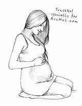 Pregnancy Getdrawings Escolher sketch template