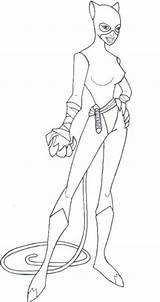 Catwoman Batgirl Supergirl sketch template