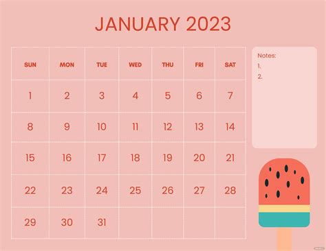 printable january  calendar template  psd illustrator word