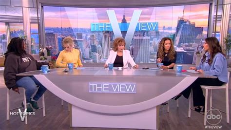 the view s sara haines scolds whoopi goldberg during live show
