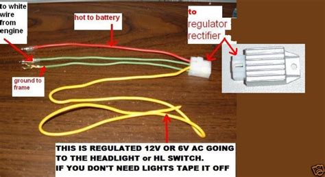 rectifierregulator wiring
