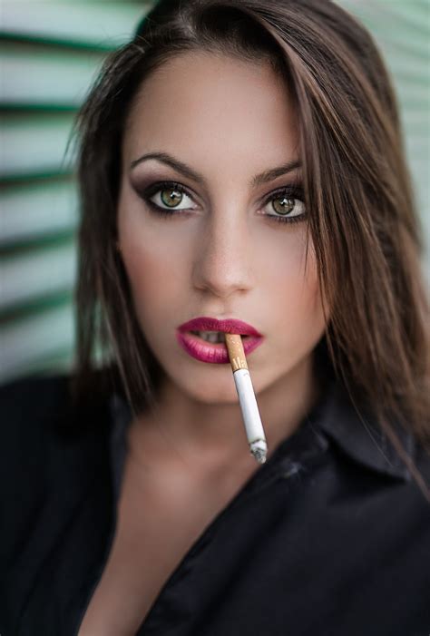 Sexy Women Smoking Long Cigarettes Hot Girl Hd Wallpaper