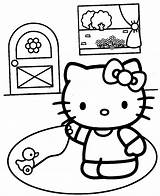 Kitty Hello Coloring Pages Online Kids Printable sketch template
