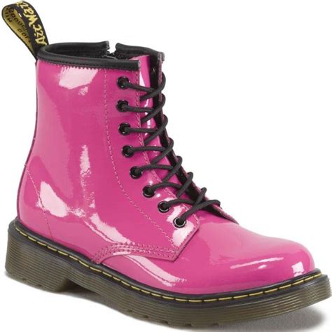 dr martens delaney boots junior hot pink charles clinkard