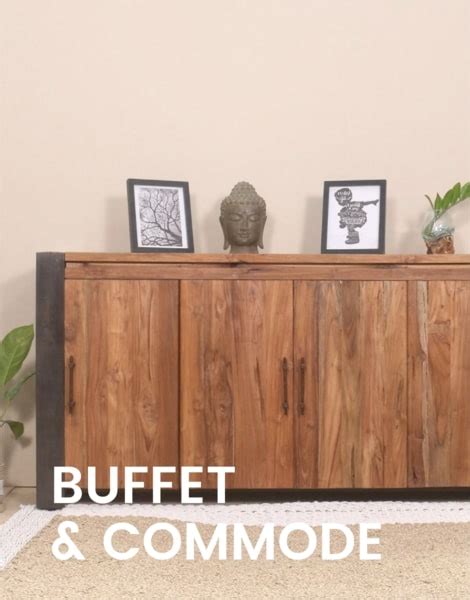 meubles en bois massif mobilier en teck recycle
