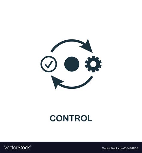 control icon premium style design  business vector image