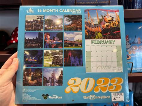 walt disney world  calendar  calendar