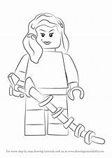 Lego Ivy Poison Draw Step Drawing Drawingtutorials101 Tutorials sketch template