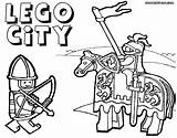 Coloring Lego Pages Knight City Popular Print Library Clipart Coloringhome sketch template