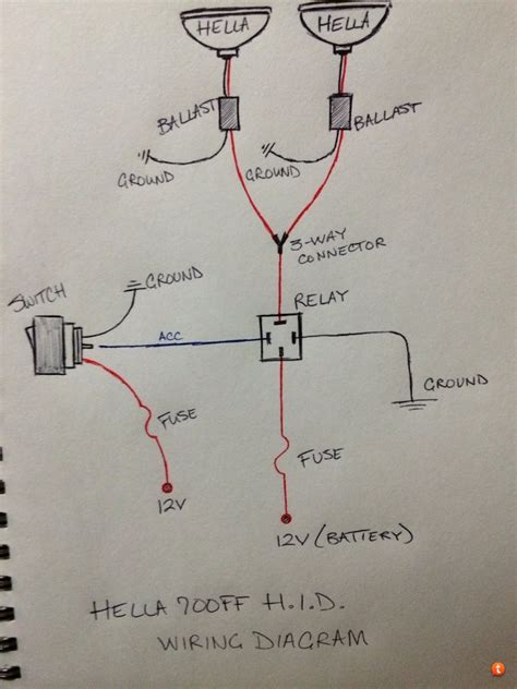 hella  pin relay wiring diagram