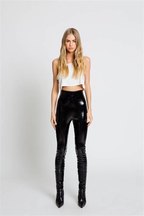 how to style patent leather leggings for women s