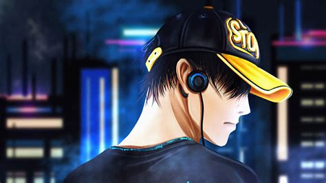 asian guy hat listening     laptop hd hd  wallpapersimages