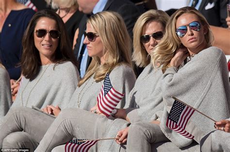 ryder cup wives fly in to support team use and team europe daily mail