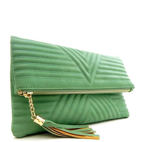 quilted fold  clutch bag fashion handbags mezon handbags