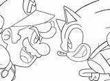 Sonic Colorare Disegni Hedgehog Kostenlos Difícil sketch template