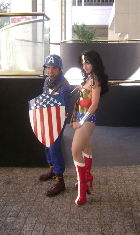Captain America Wonder Woman By Cliffather On Deviantart