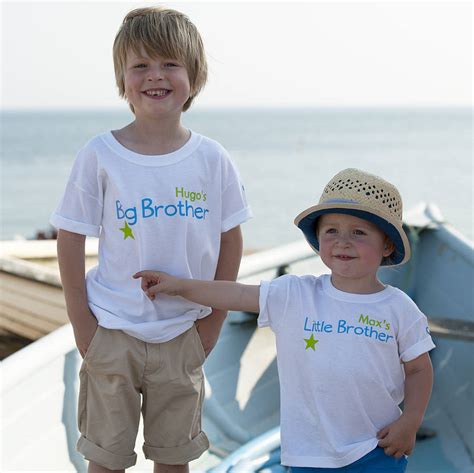 big brother little brother t shirt set by precious little plum