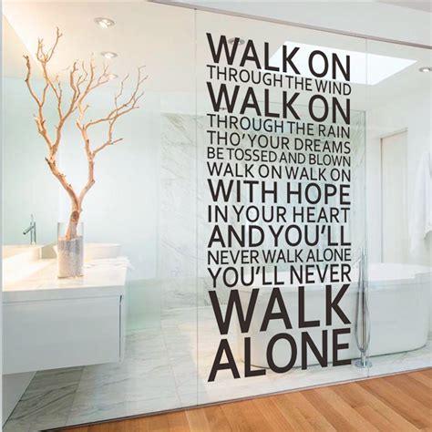 youll  walk  inspirational quotes wall stickers room decoration home decals vinyl art