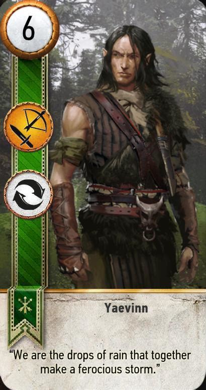 yaevinn gwent card the witcher 3 wiki