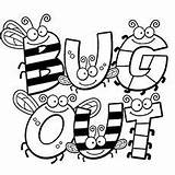 Coloring Pages Insect Bug Momjunction Spelling sketch template