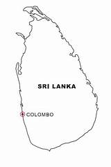 Lanka Landkarte Malvorlage Landkarten Colorearrr Geografie Nazioni Bandera Kategorien sketch template