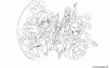 Coloring Pages Doki Force Glitter Book Precure Printable Sheets Dokidoki Choose Board sketch template