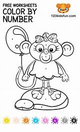 Coloring 123kidsfun Monkey Artykuł sketch template