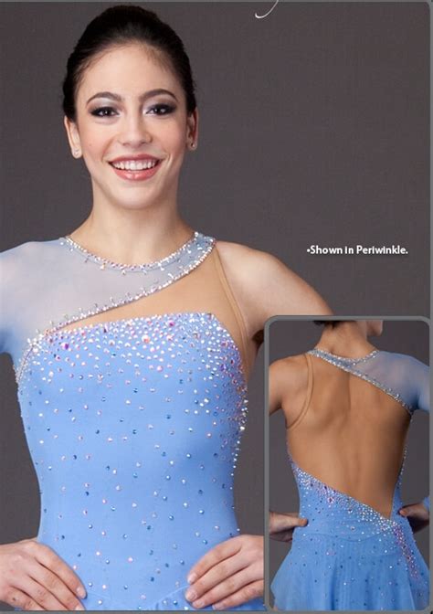 blue ice skating clothing for women hot sale spandex figure skating