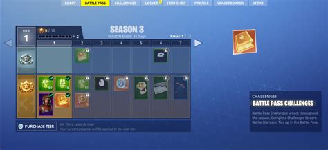 fortnites season  battle pass  space themed   tiers