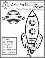 Space Worksheets Preschool Theme Color Number Kindergarten Coloring Activities Pages Kids Worksheet Outer Science Printables Fun Crafts Planningplaytime Math Planning sketch template