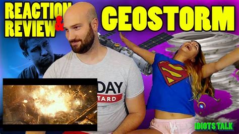 geostorm trailer  reaction review  youtube