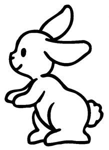 rabbit  printable coloring pages  kids