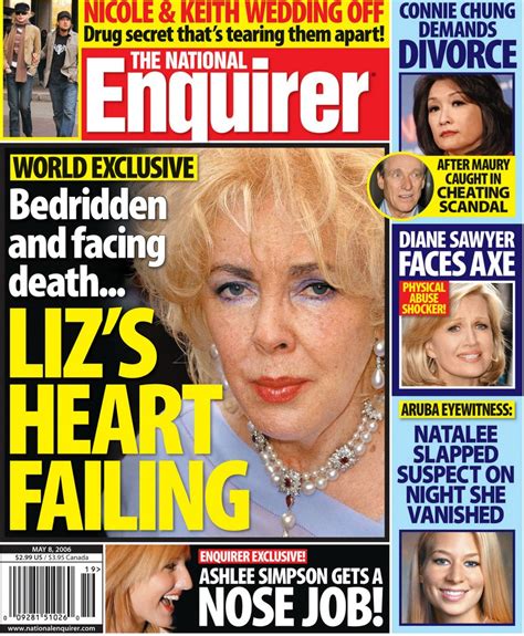 tabloid whore  week   national enquirer