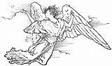 Angel Angels Christmas Clipart St Raphael Line Clip Coloring Pages Archangel Cliparts Domain Public Michael Library Messages Drawing Adult Draw sketch template